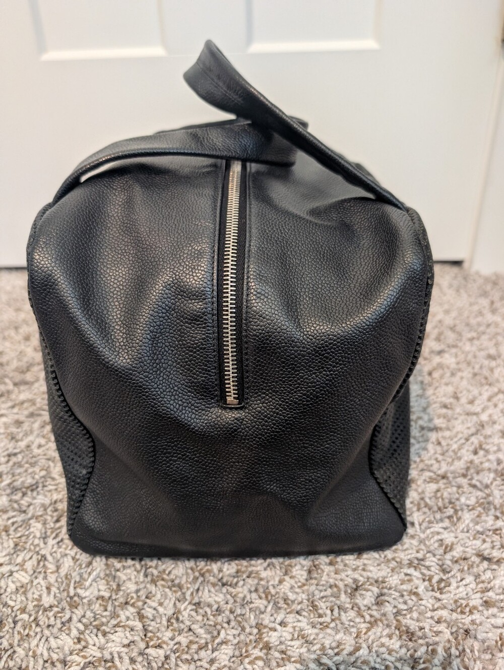 Authentic Chanel Black Perforated Leather CC Handle Bag - Picture 6 of 16